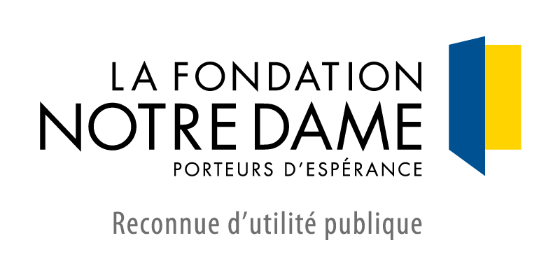 Logo Fondation Notre Dame : porteurs d'espérance